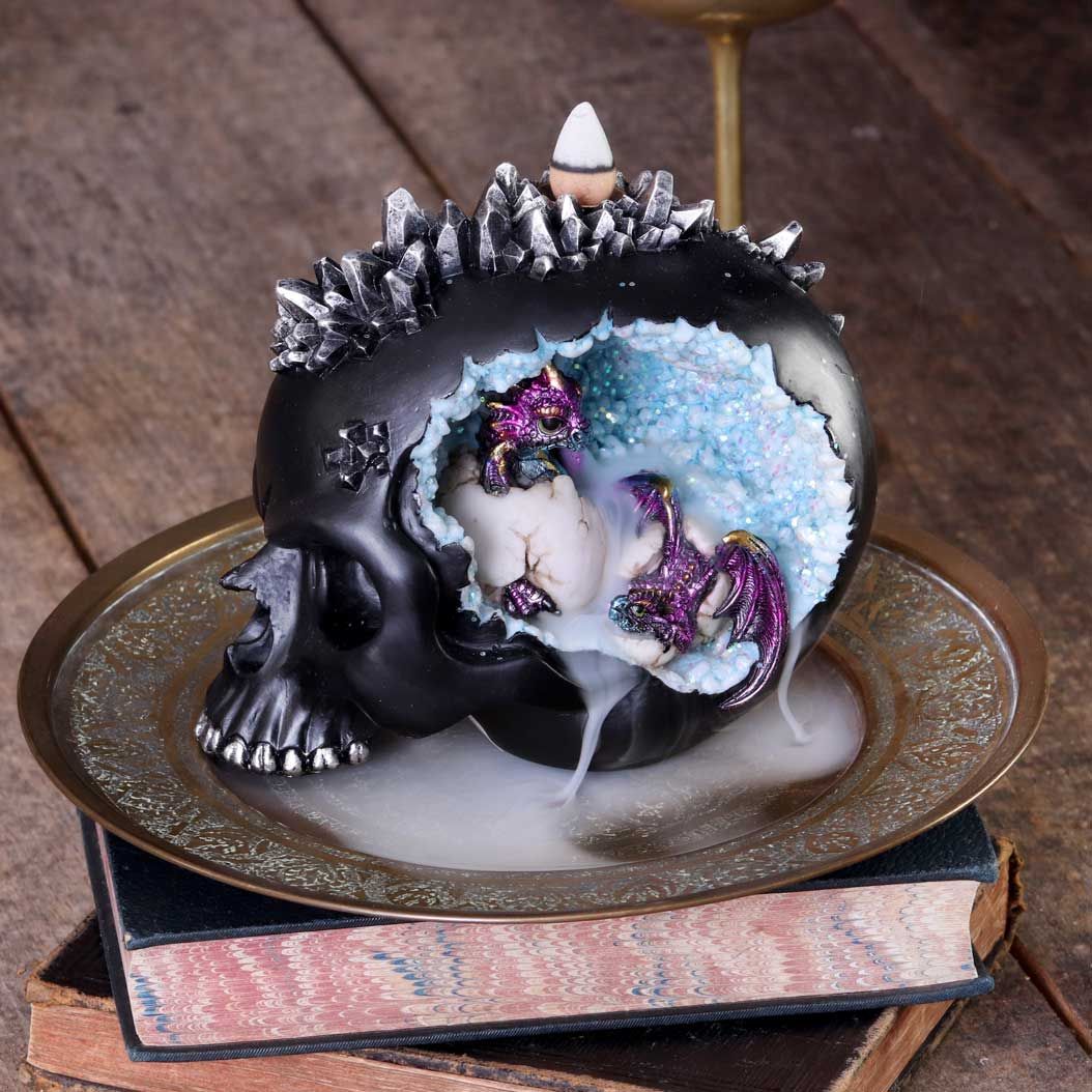 Figur Crystal Hatchlings Backflow Incense Burner (14cm) - Fatima.Dk