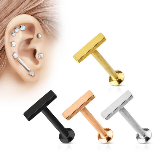 Labret Stav Brick - 316L Kirurgisk Stål - Fatima.Dk