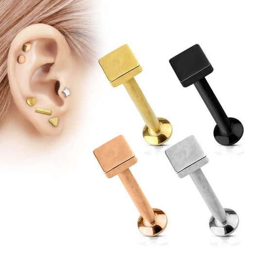 Labret Stav Four - 316L Kirurgisk Stål - Fatima.Dk