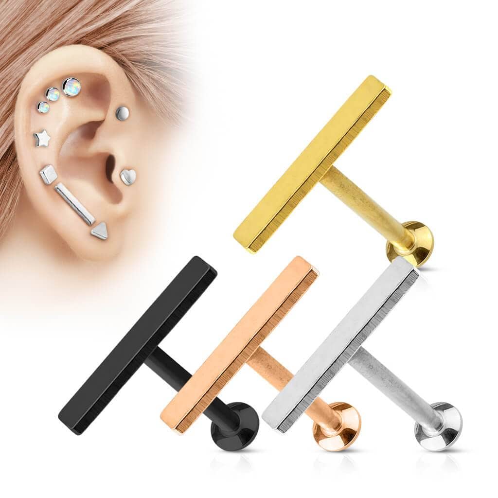 Labret Stav Grande - 316L Kirurgisk Stål - Fatima.Dk