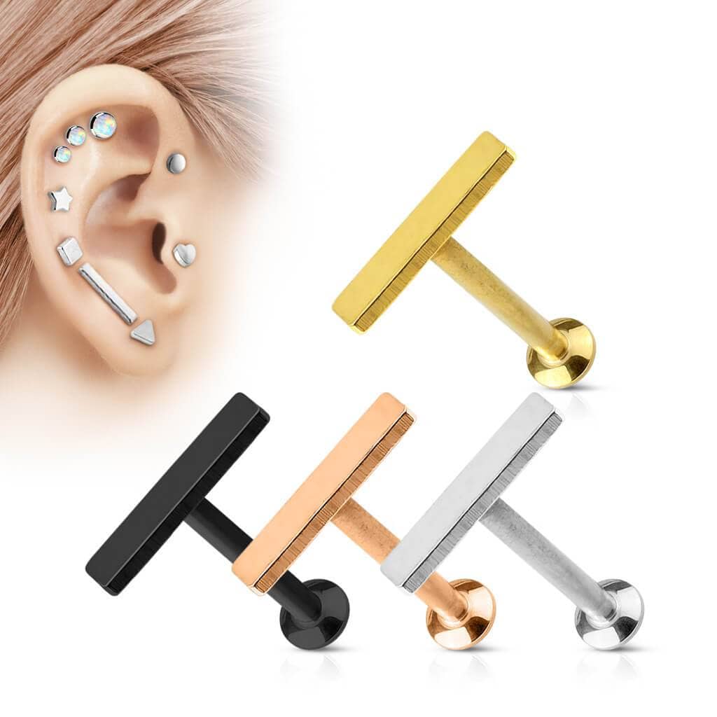 Labret Stav Midi - 316L Kirurgisk Stål - Fatima.Dk