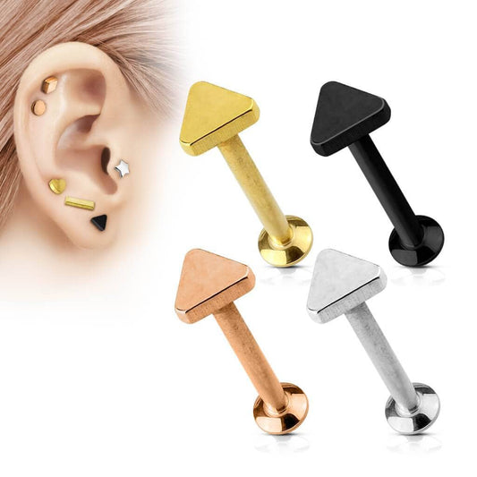 Labret Stav Tri - 316L Kirurgisk Stål - Fatima.Dk