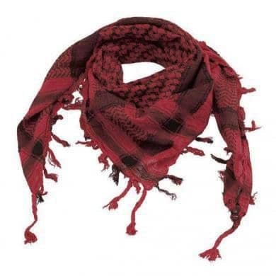 Partisaner Tørklæde Rød/Sort - Fatima.Dk