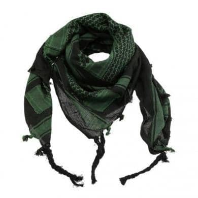 Partisaner Tørklæde Sort/Grøn - Fatima.Dk