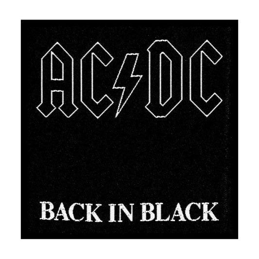 Patch AC/DC - Back in Black - Fatima.Dk