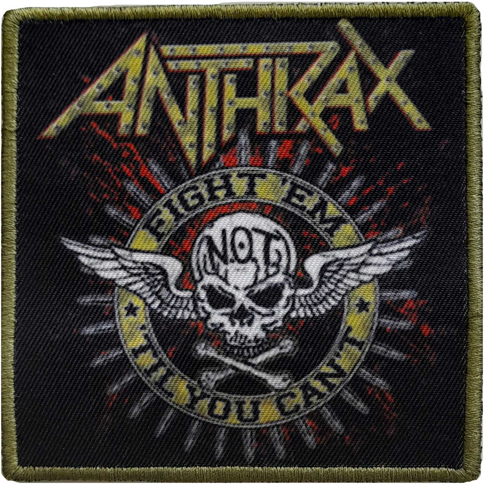 Patch Anthrax - Fight 'em - Fatima.Dk