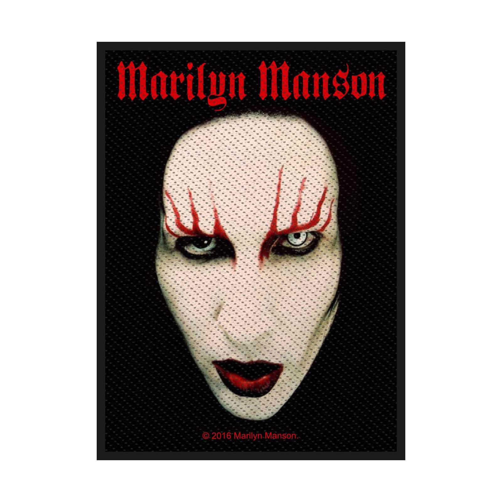 Patch Marilyn Manson - Face - Fatima.Dk