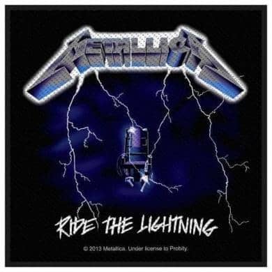 Patch Metallica - Ride The Lightning - Fatima.Dk
