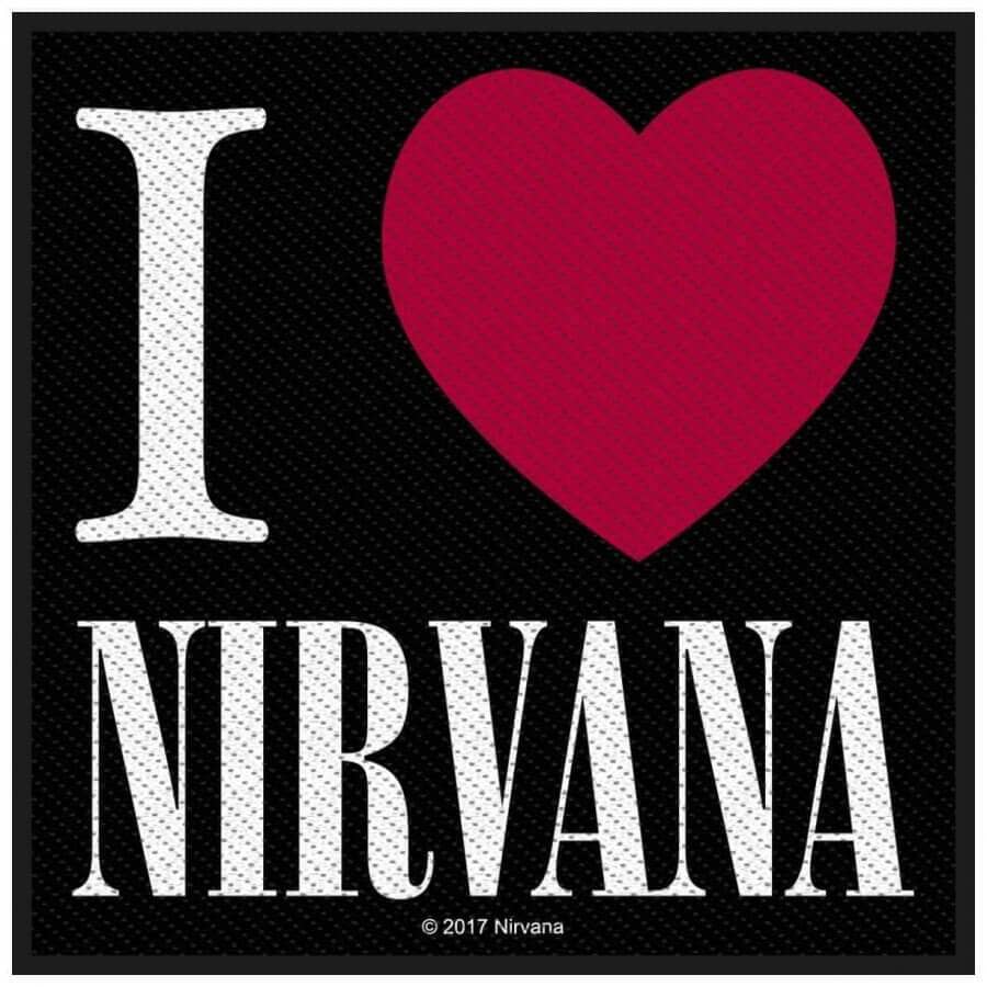 Patch Nirvana - I Love Nirvana - Fatima.Dk