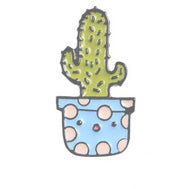Pin Cactus Shocked - Fatima.Dk