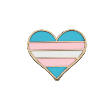 Pin Trans Heart - Fatima.Dk