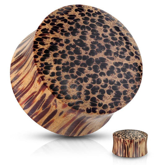 Plugs Stretch Leopardwood - Fatima.Dk