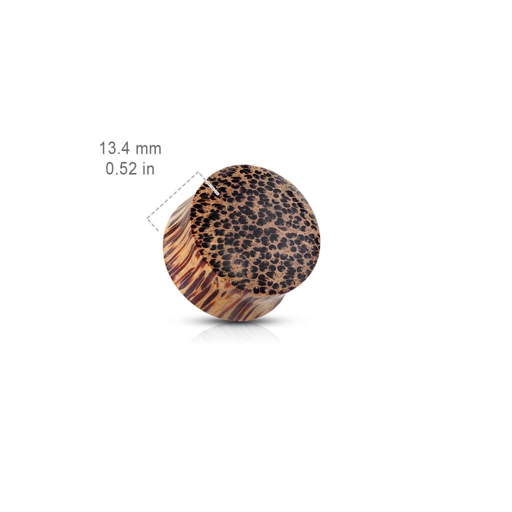 Plugs Stretch Leopardwood - Fatima.Dk