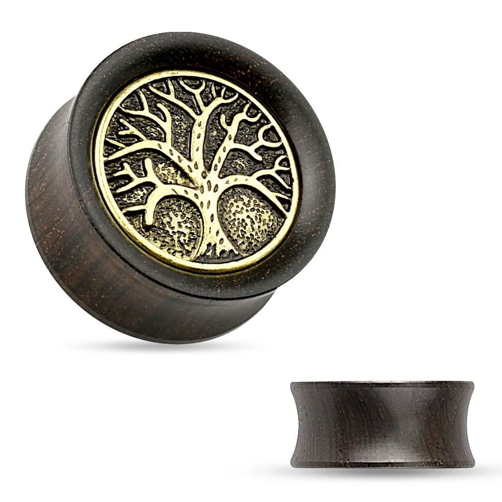 Plugs Stretch Wood Tree - Fatima.Dk