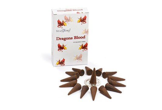 Røgelse Cones Stamford Dragons Blood - Fatima.Dk