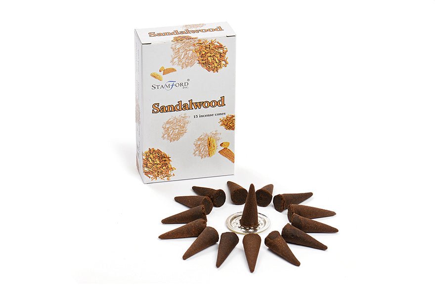 Røgelse Cones Stamford Sandalwood - Fatima.Dk