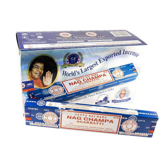 Røgelse Satya Nag Champa (15g) - Fatima.Dk