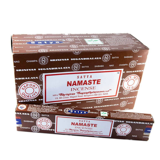 Røgelse Satya Namaste (15g) - Fatima.Dk