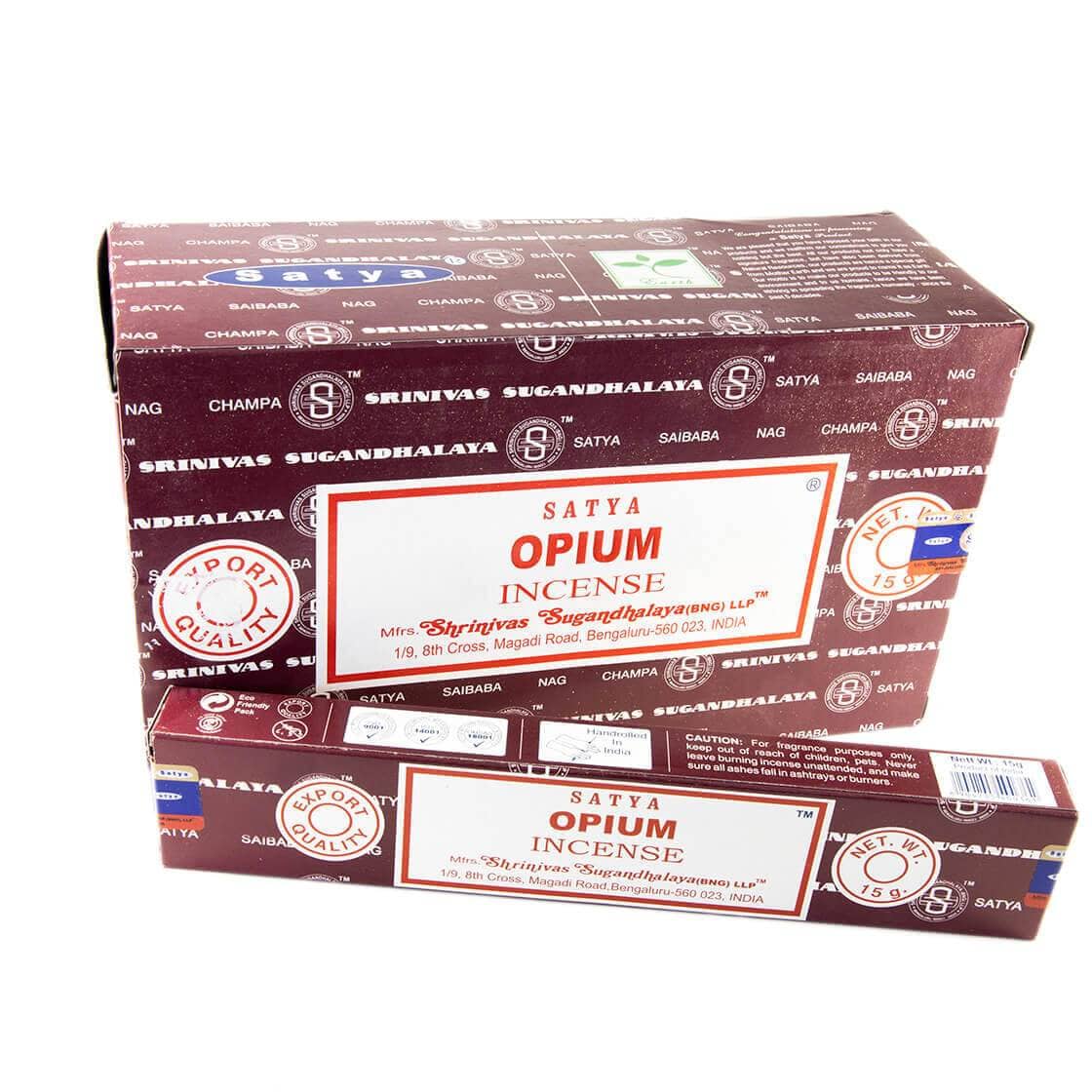 Røgelse Satya Opium (15g) - Fatima.Dk
