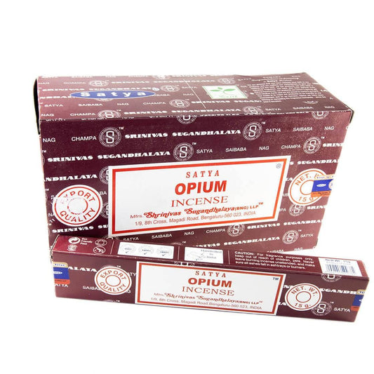 Røgelse Satya Opium (15g) - Fatima.Dk