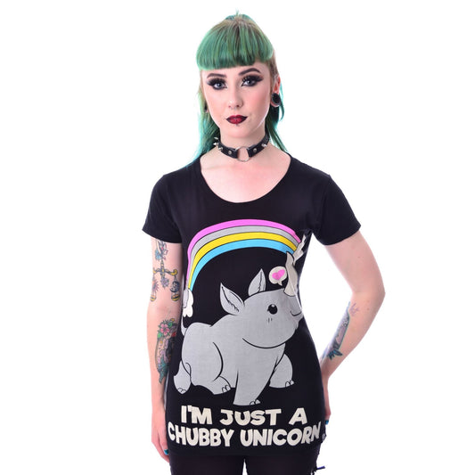 T-shirt PI Chubby Unicorn - Fatima.Dk