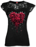 Load image into Gallery viewer, T-shirt Spiral Bleeding Heart - Fatima.Dk