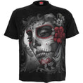 Load image into Gallery viewer, T-shirt Spiral Skull Roses
