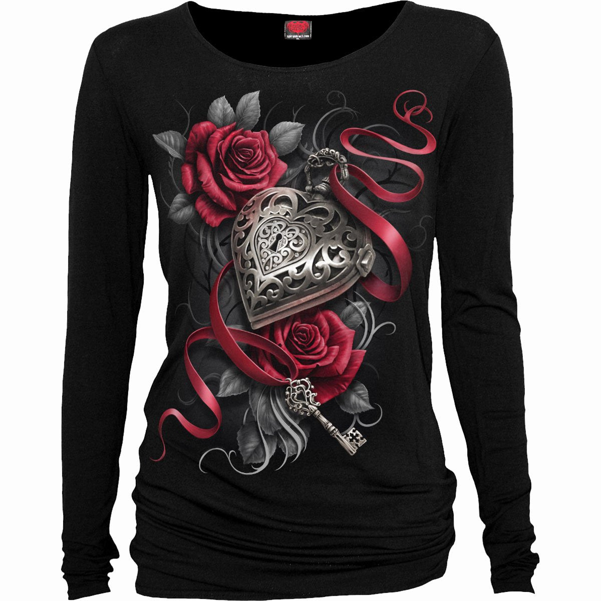 Langærmet T-shirt Spiral Heart Locket