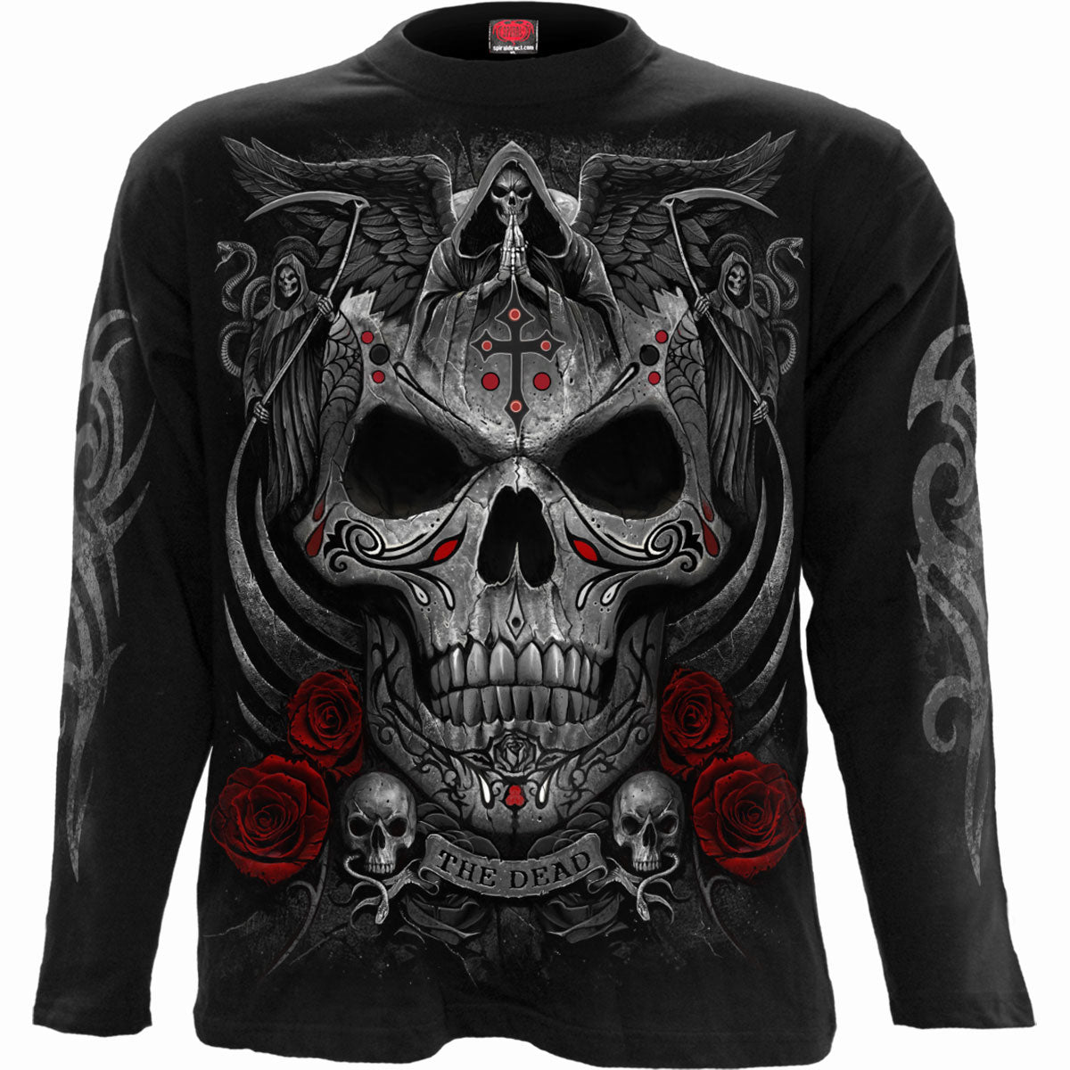 Langærmet T-shirt Spiral The Dead