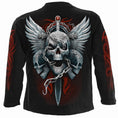 Load image into Gallery viewer, Langærmet T-shirt Spiral Enchained Soul
