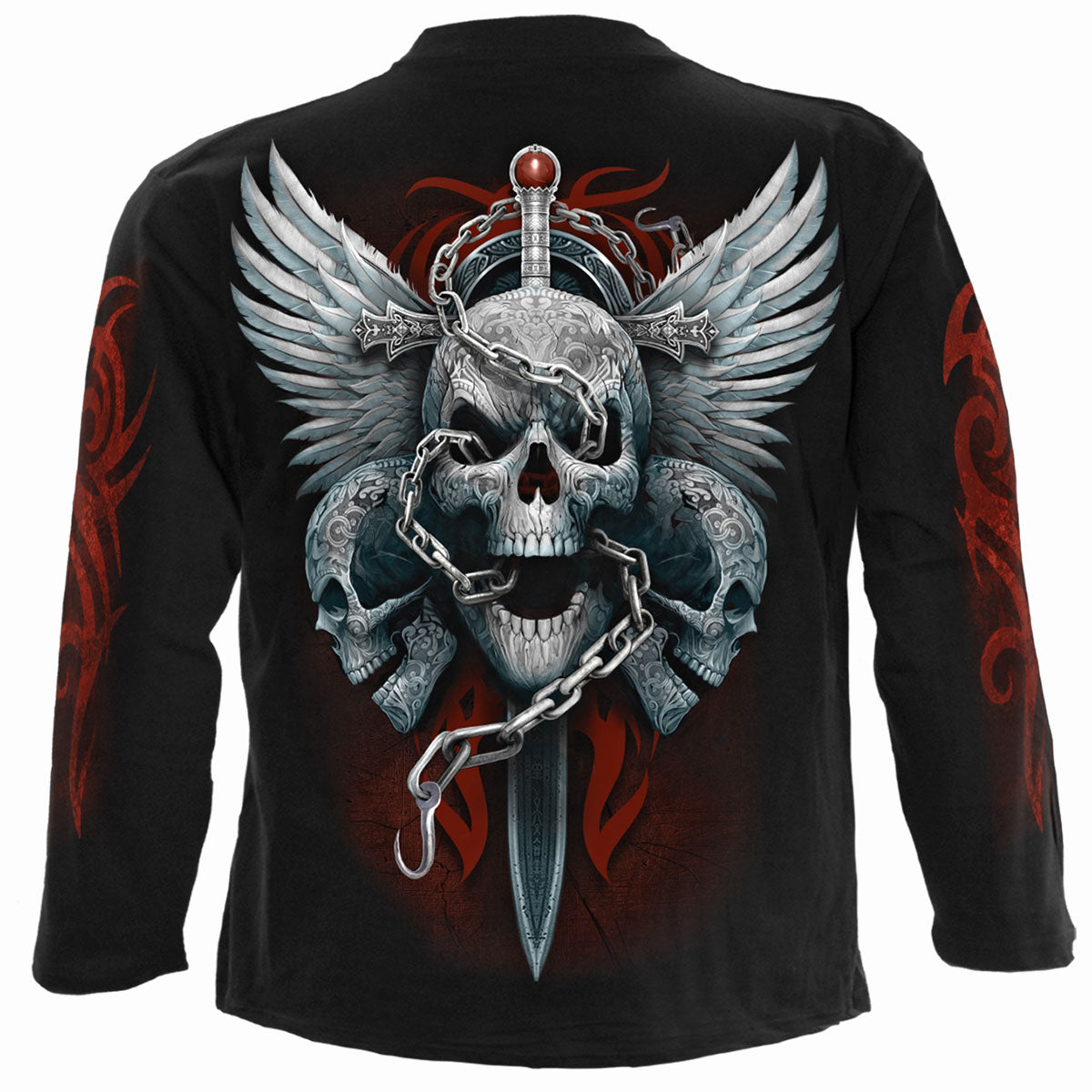 Langærmet T-shirt Spiral Enchained Soul