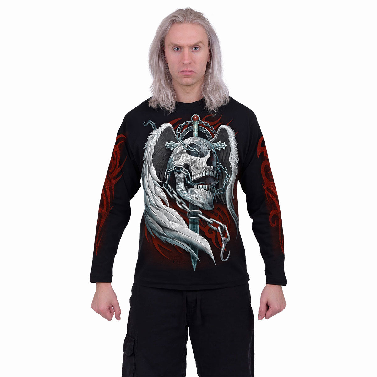 Langærmet T-shirt Spiral Enchained Soul