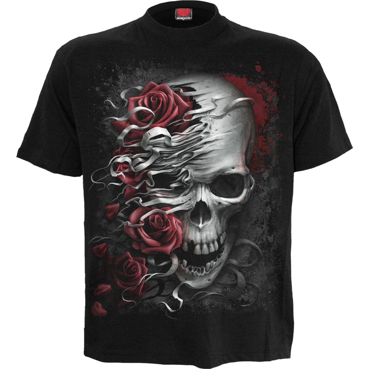 T-shirt Spiral Skulls N Roses