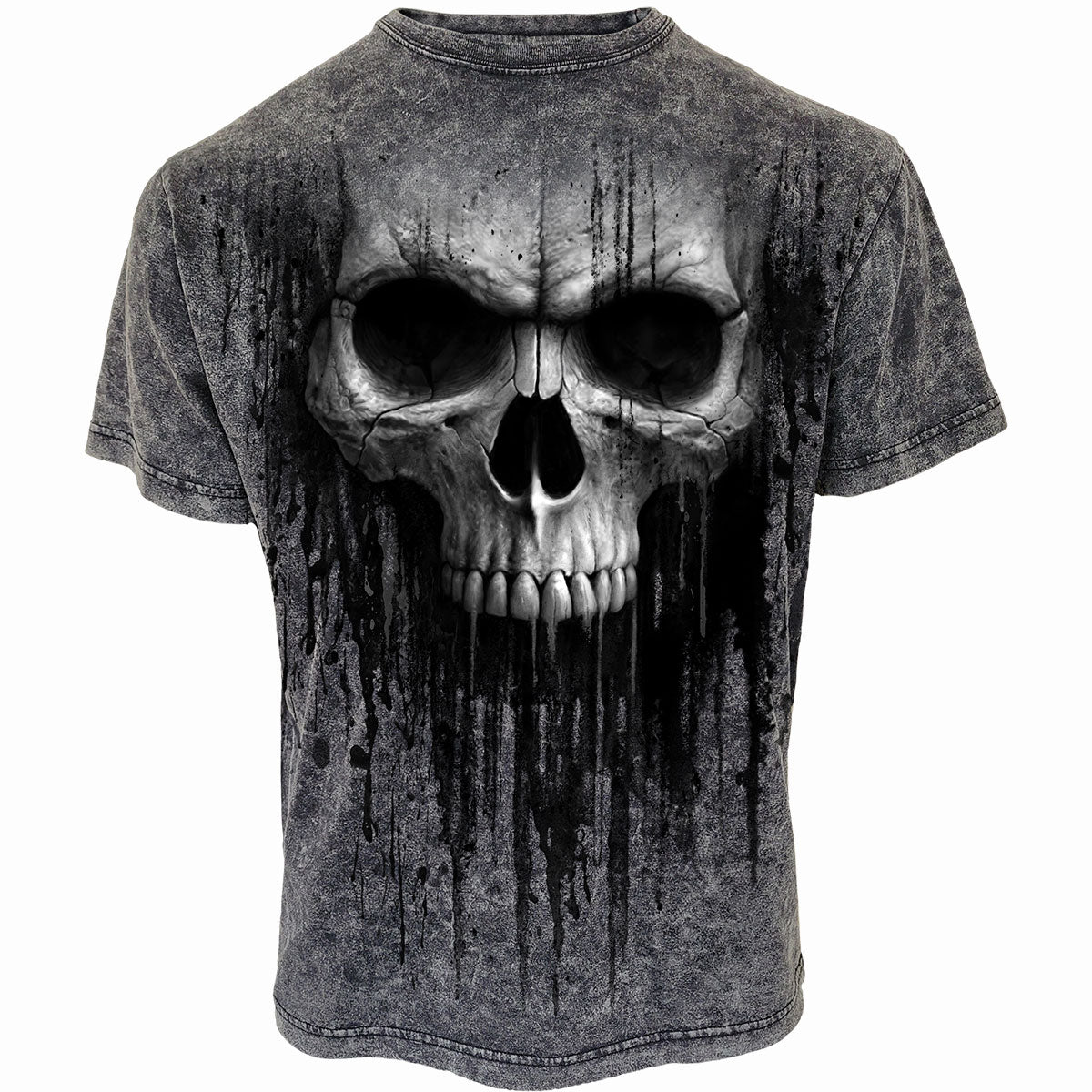 T-shirt Spiral Acid Skull