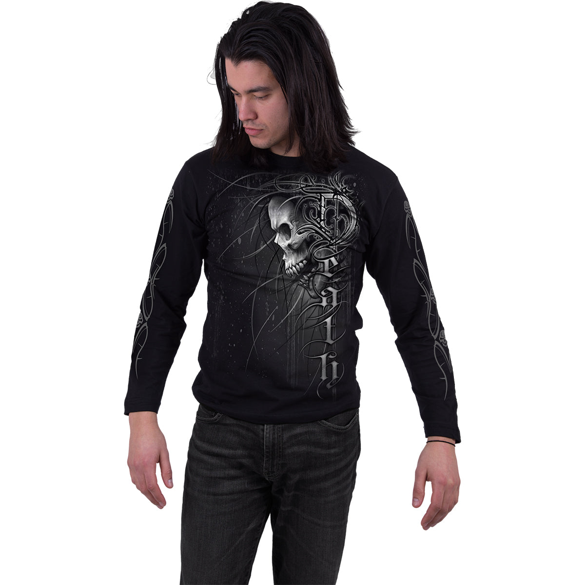 Langærmet T-shirt Spiral Death Forever