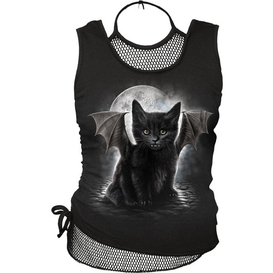 Tanktop Spiral Bat Cat