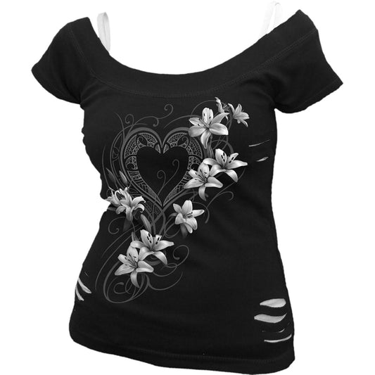 Tops - Short Sleeve Spiral Pure Of Heart