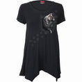 Load image into Gallery viewer, Tops - Short Sleeve Spiral Pocket Kitten
