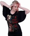 Load image into Gallery viewer, Tops - Short Sleeve Spiral Harley Quinn

