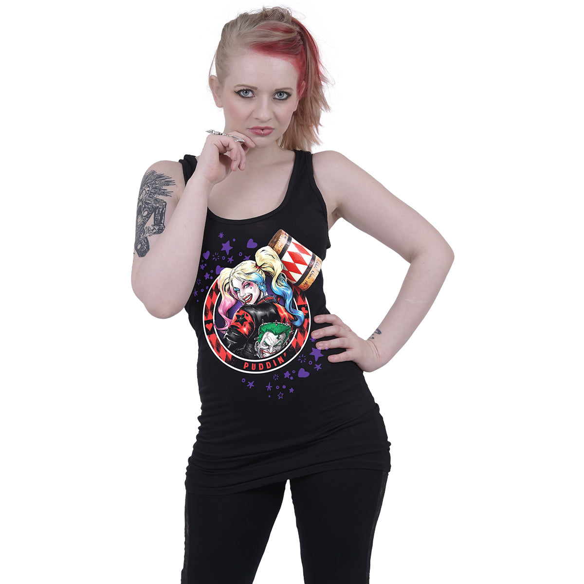 Tanktop Spiral Harley Quinn