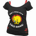 Load image into Gallery viewer, Tops - Short Sleeve Spiral Tweety
