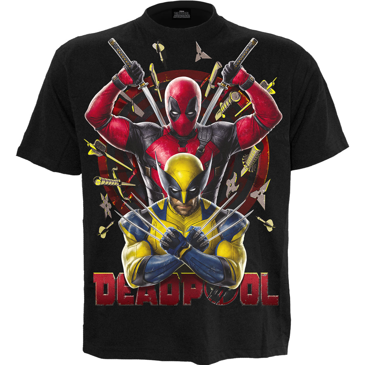 T-shirt Spiral Deadpool