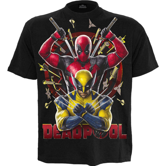 T-shirt Spiral Deadpool
