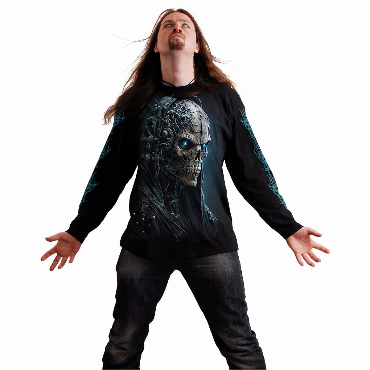 Langærmet T-shirt Spiral Human 2.0