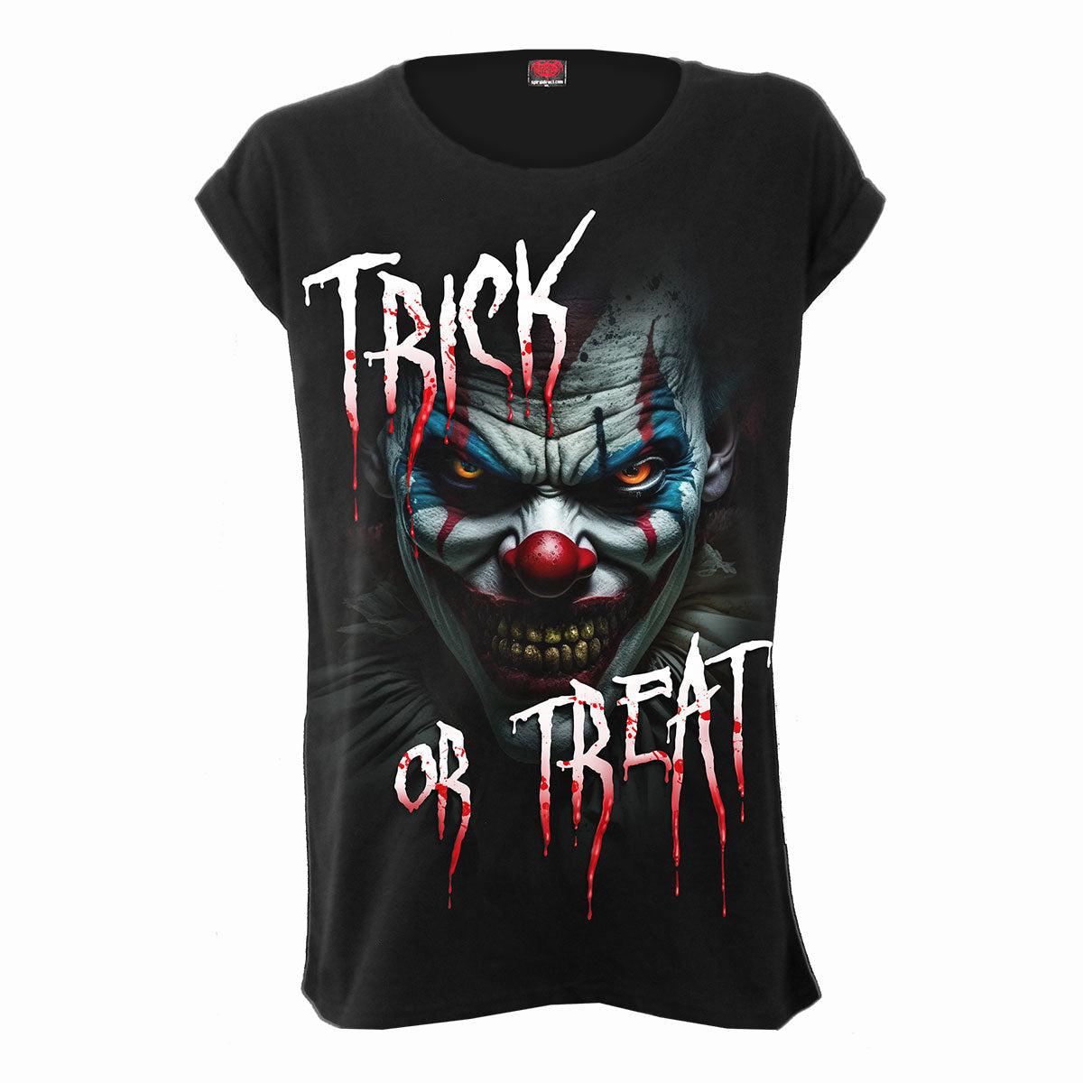 Tops - Short Sleeve Spiral Trick Or Treat