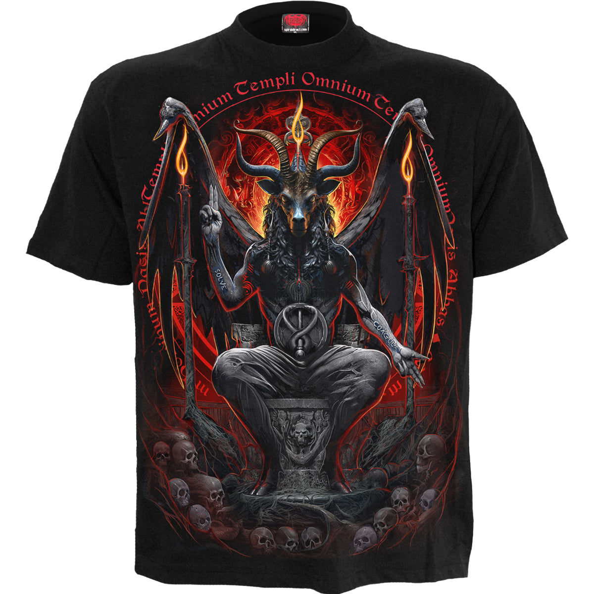 T-shirt Spiral Baphomet