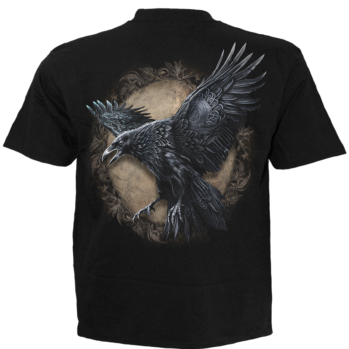 T-shirt Spiral Raven Wise