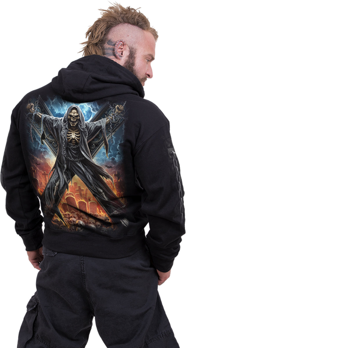 Hættetrøje Spiral Crossed Over