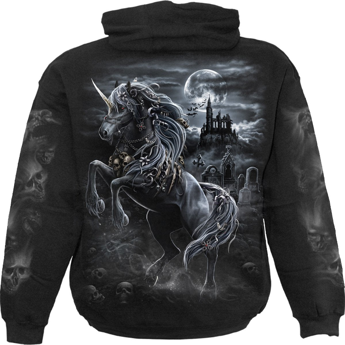 Hættetrøje Spiral Dark Unicorn
