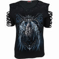 Load image into Gallery viewer, Tops - Short Sleeve Spiral Caged Angel

